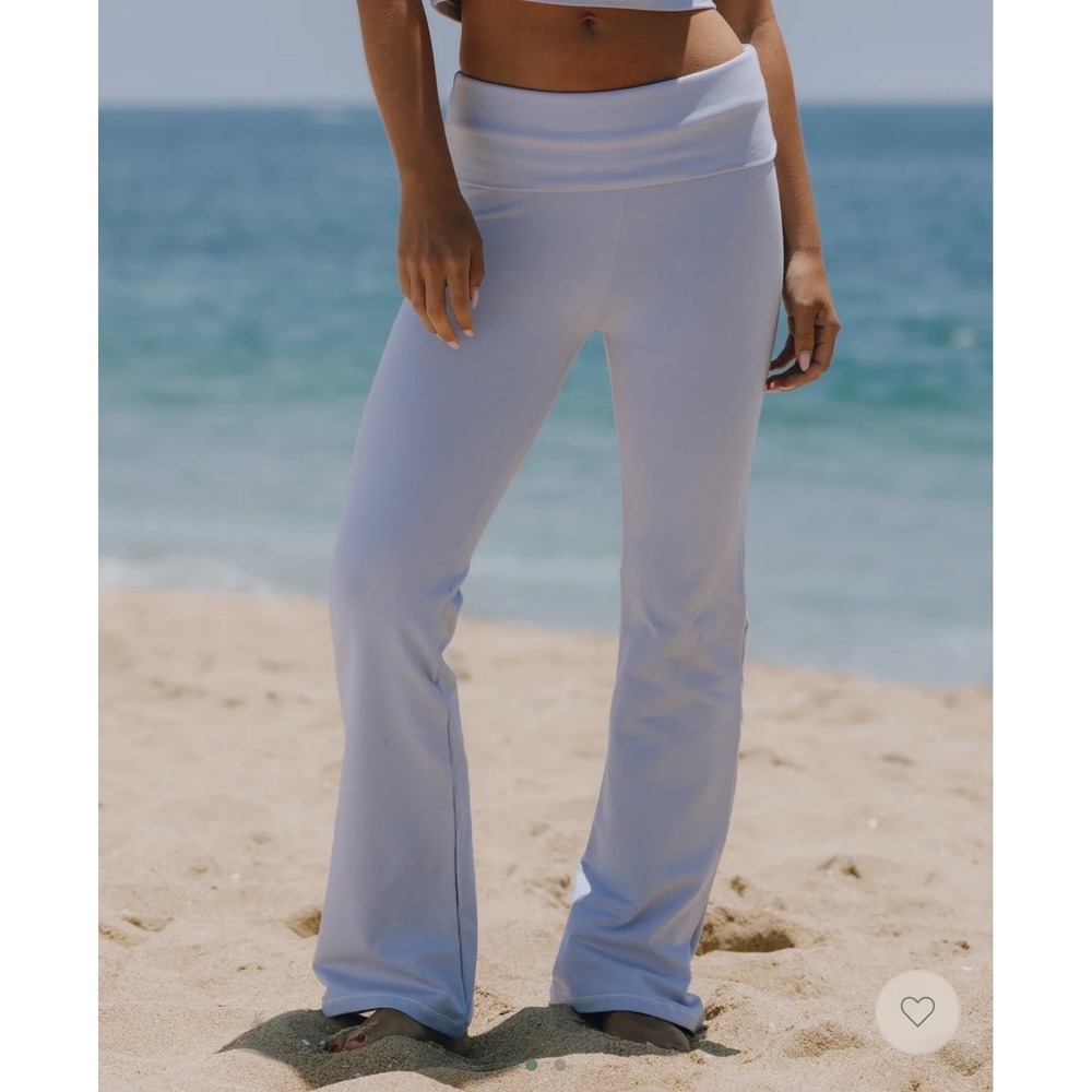 Daily Drills Foldover Pants Mist Size S NWT